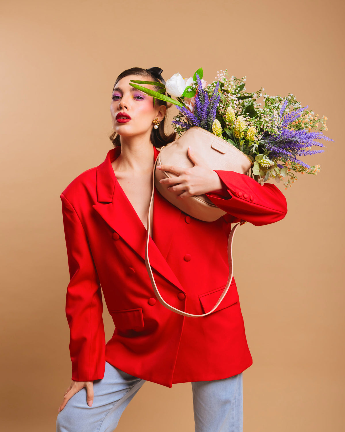 Borsa NEW ISABELLA rosa cipria - LOVING BAGS