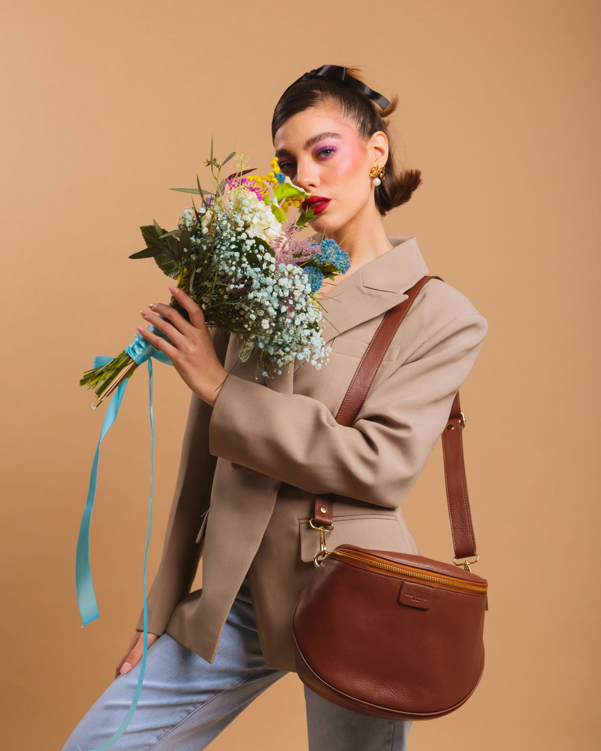 Borsa NEW ISABELLA marrone - LOVING BAGS