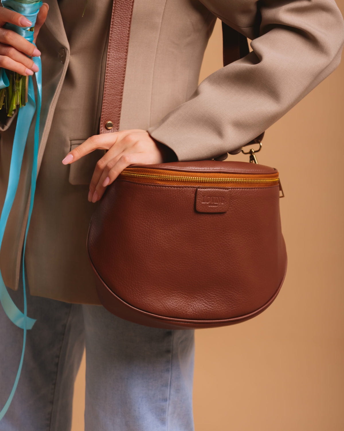 Borsa NEW ISABELLA marrone - LOVING BAGS