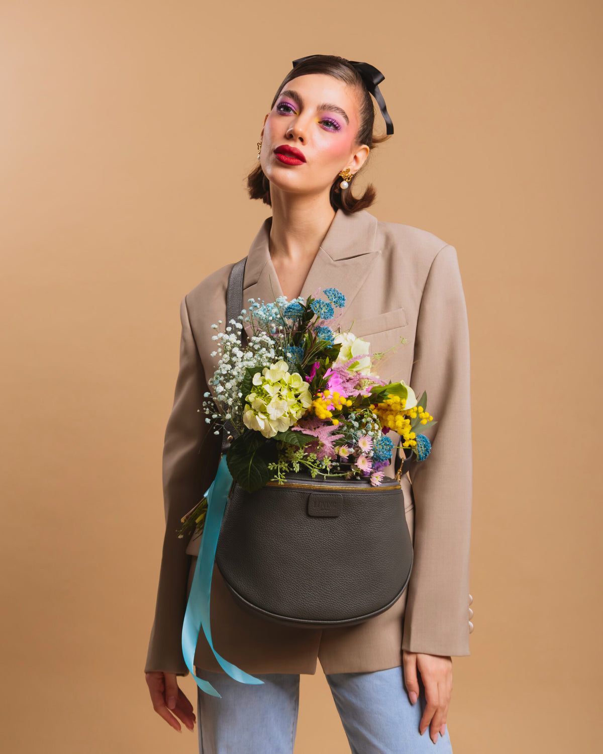 Borsa NEW ISABELLA grigio cenere - LOVING BAGS