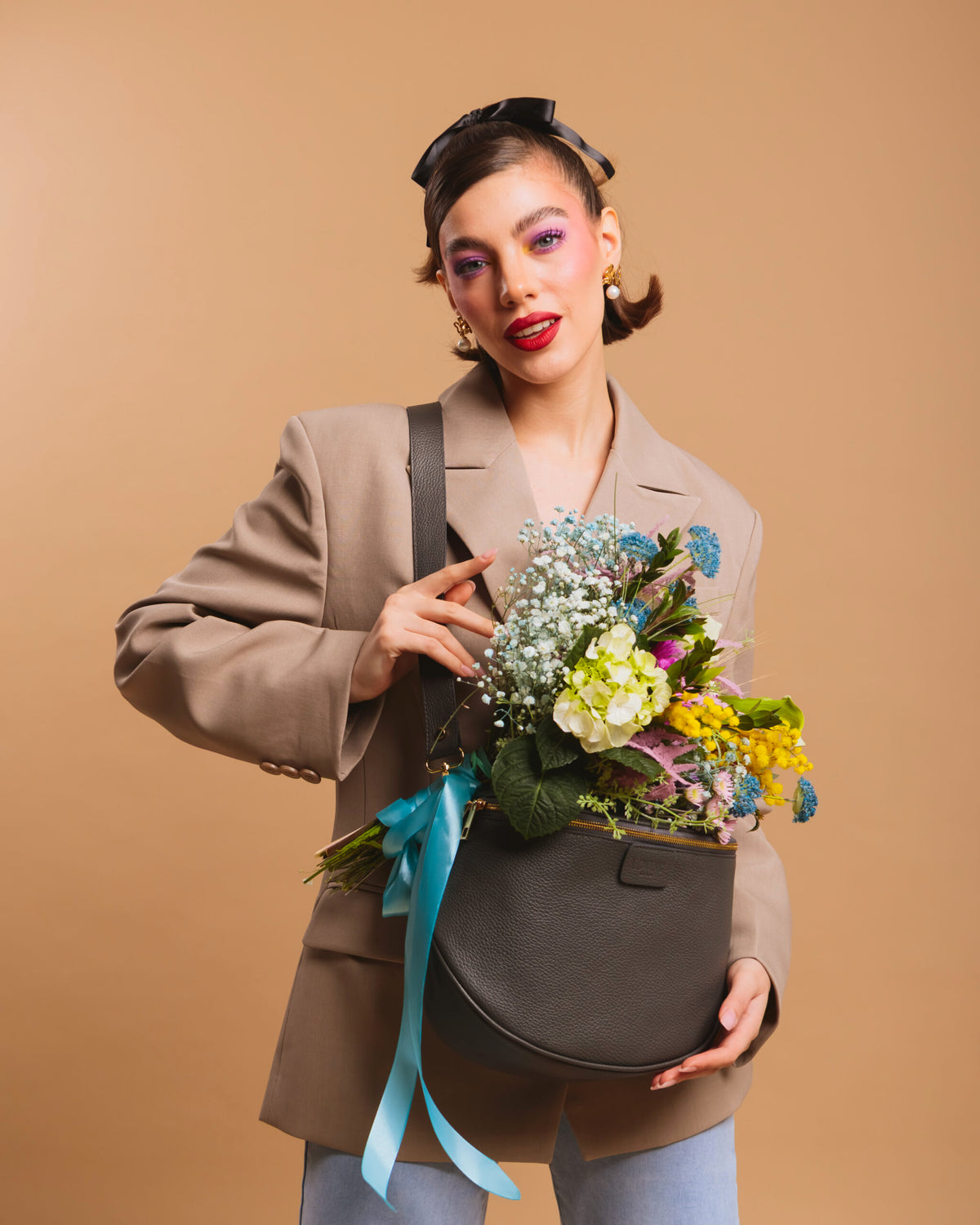 Borsa NEW ISABELLA grigio cenere - LOVING BAGS