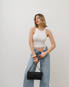 Borsa in pelle DEVA nera - LOVING BAGS