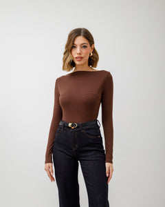 Maglia basic con scollo - 5612
