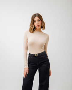 Maglia basic con scollo - 5612