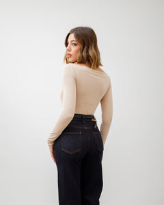 Maglia basic con scollo - 5612
