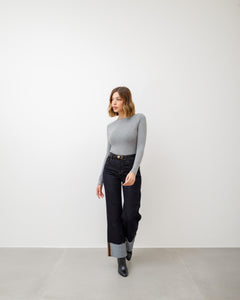 Maglia basic con scollo - 5612