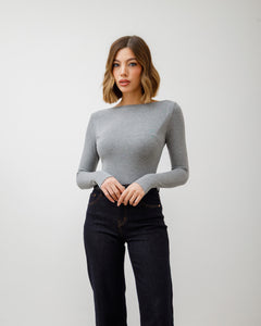 Maglia basic con scollo - 5612