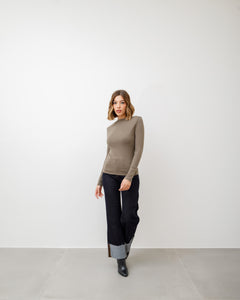 Maglia basic con scollo - 5612