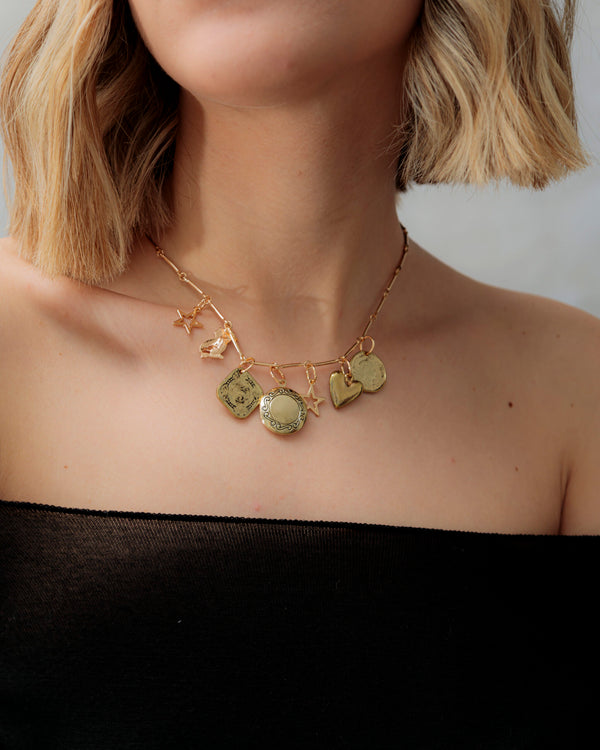 Collana con medagliette pendenti - ECL2053