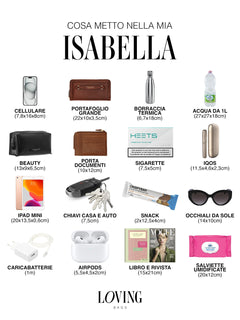 Borsa ISABELLA in pelle BORDEAUX - LOVING BAGS