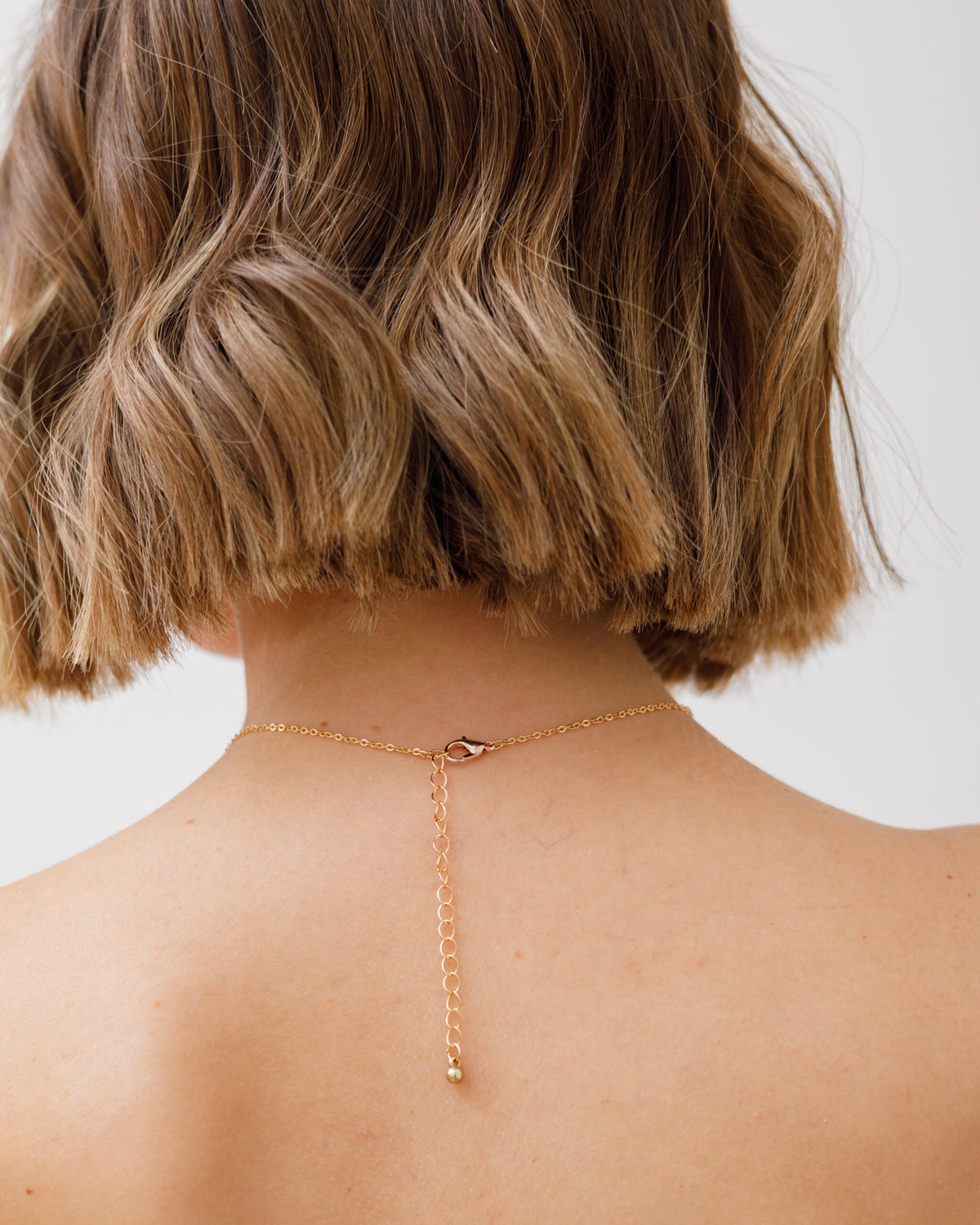 Collana in acciaio con croce pendente - N514