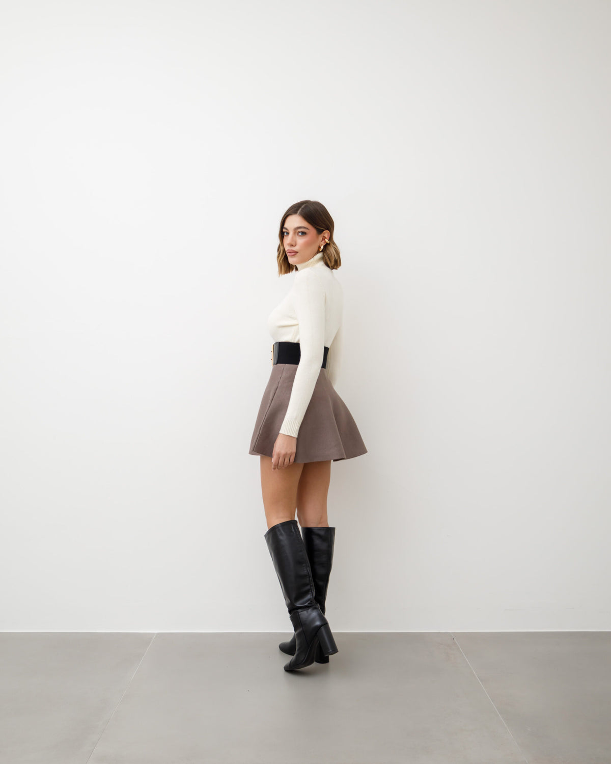 Gonna in maglia a ruota - 4169