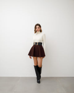 Gonna in maglia a ruota - 4169
