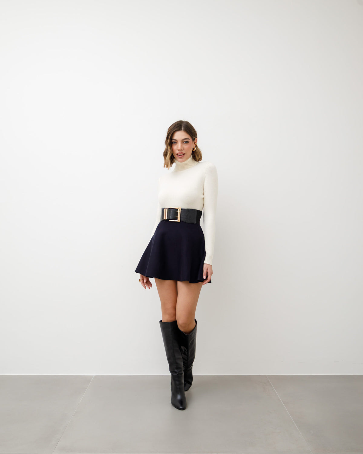 Gonna in maglia a ruota - 4169