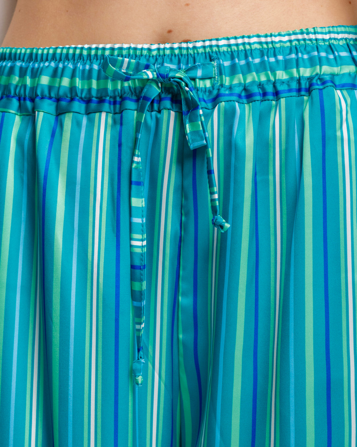 Pantaloni satin a righe ALTHÉA - C131