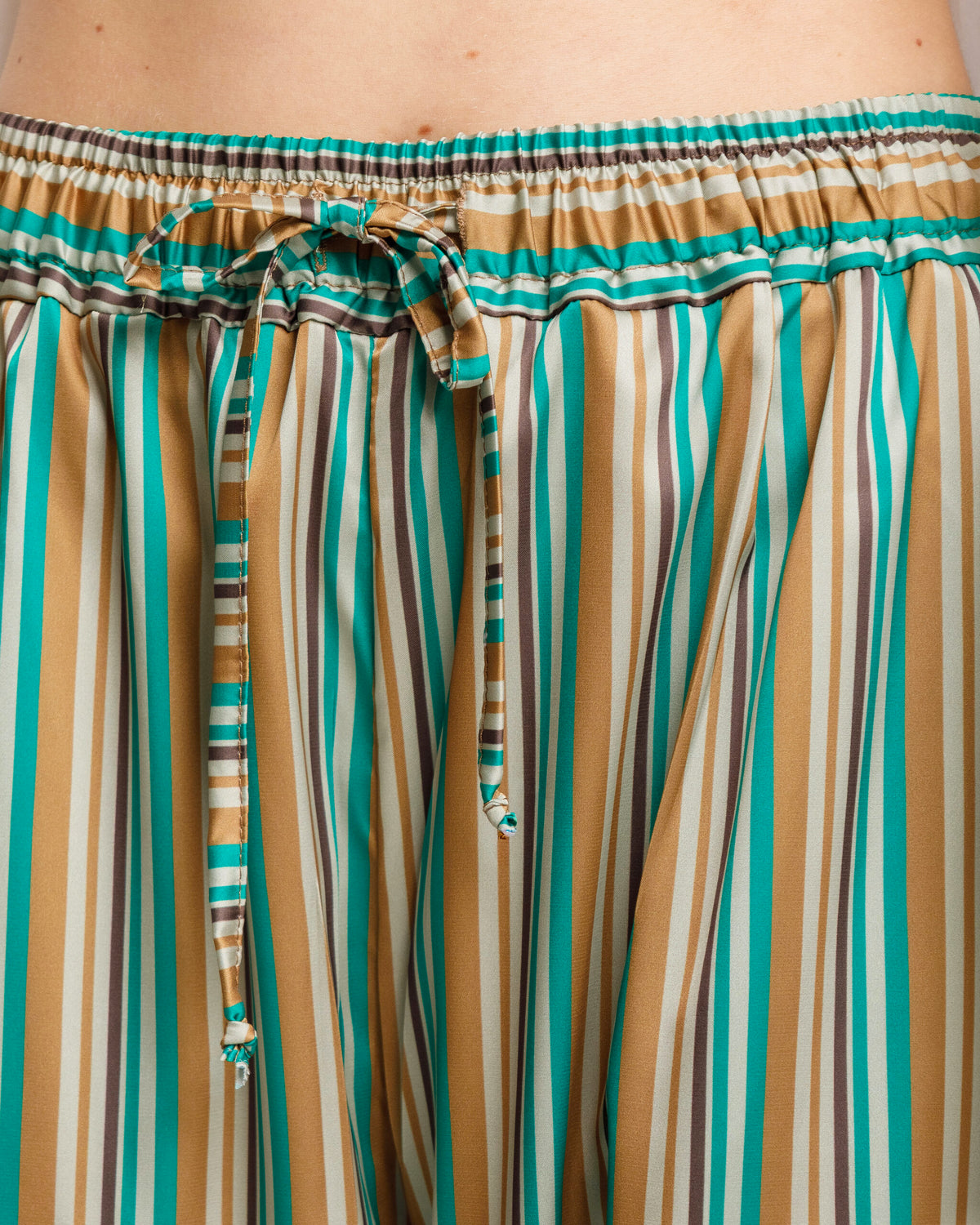 Pantaloni satin a righe ALTHÉA - C131