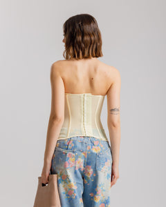 Corsetto in tulle con stecche - ST13751
