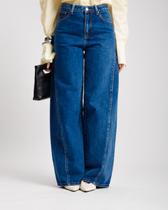 Jeans palazzo DARK BLUE - 9047