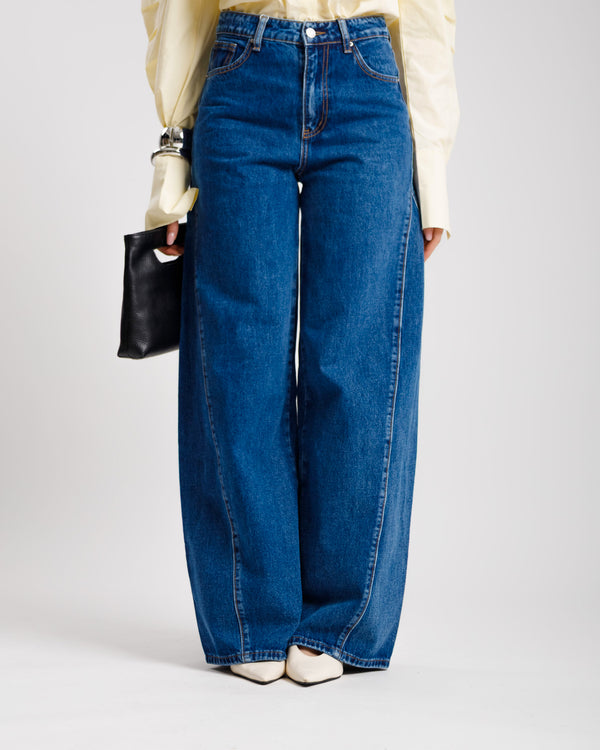 Jeans palazzo DARK BLUE - 9047