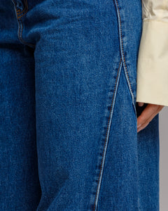 Jeans palazzo DARK BLUE - 9047