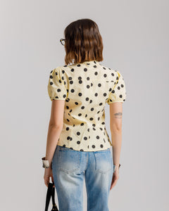 Camicia in cotone a pois - H13882