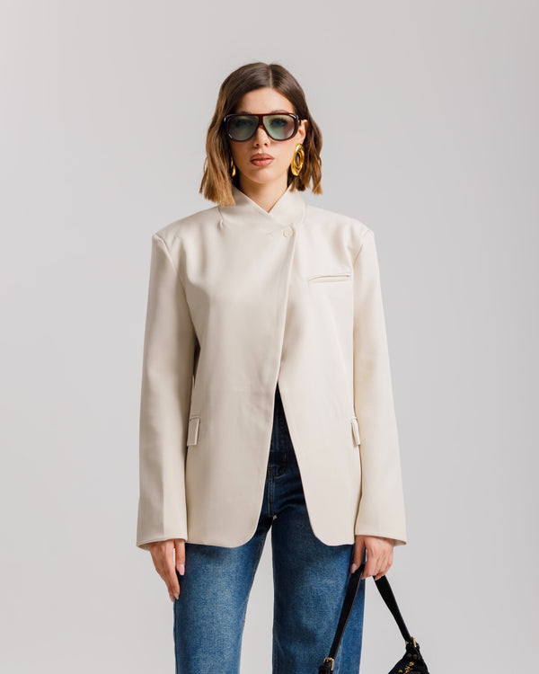 Blazer con collo alto - MARILYN