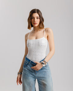 Body in lycra con borchie - CB15139