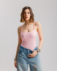 Body in lycra con borchie - CB15139