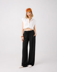 Pantaloni morbidi in viscosa - 85575