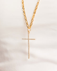 Collana lunga con croce - ECL2569