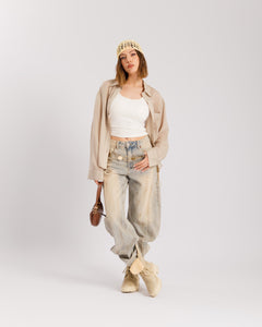 Jeans Ballon sabbiato - 9541