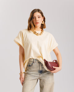 T-shirt in cotone dettaglio - H15303