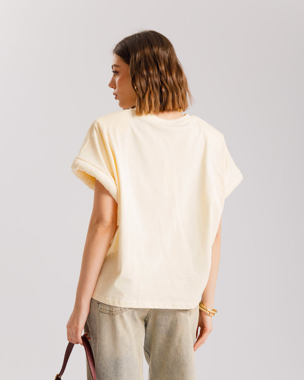 T-shirt in cotone dettaglio - H15303