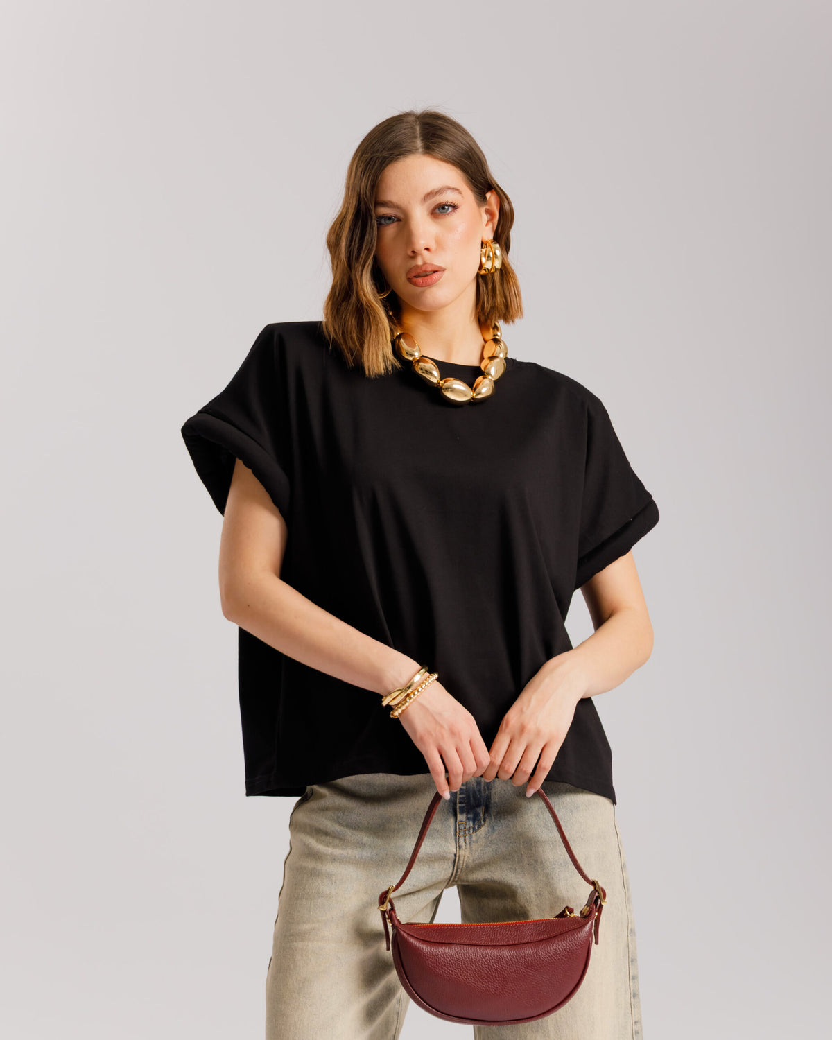 T-shirt in cotone dettaglio - H15303