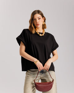T-shirt in cotone dettaglio - H15303