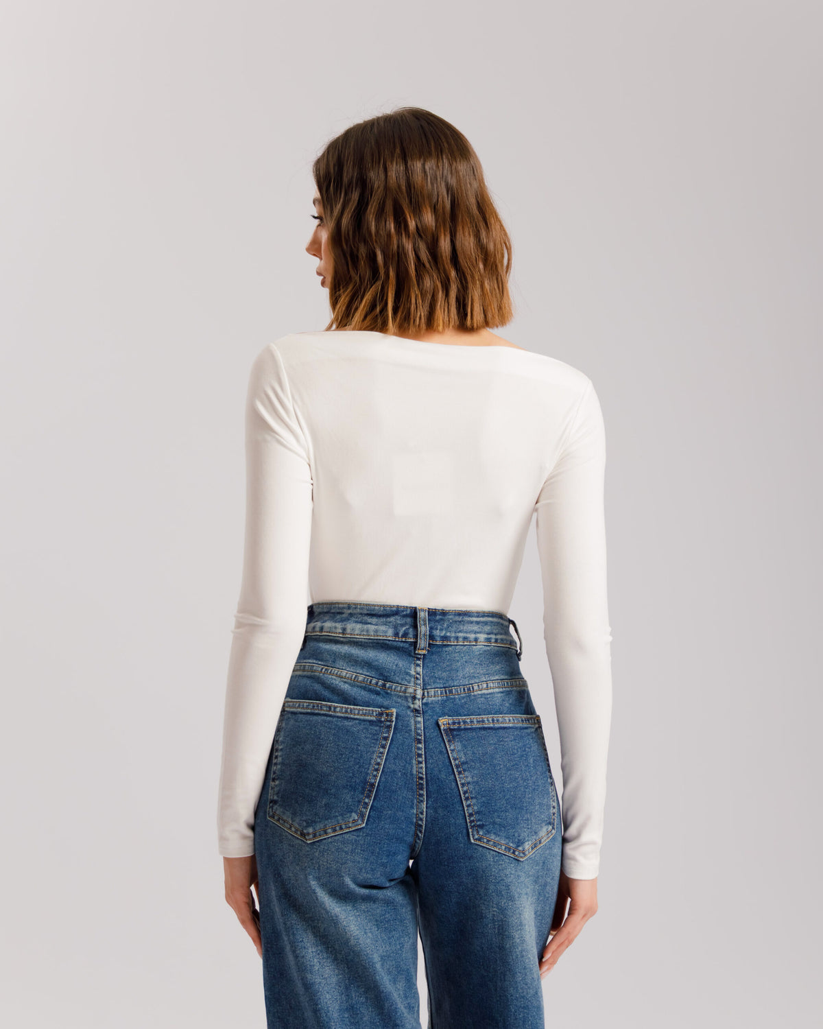 Maglia basic con scollo - 5612