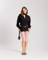 Pantaloni capri pois ROSA - P15297