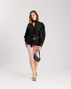 Pantaloni capri pois ROSA - P15297