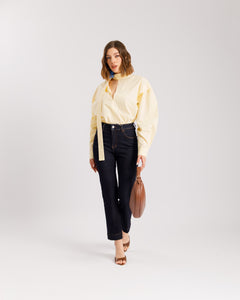 Jeans straight capri - H3042