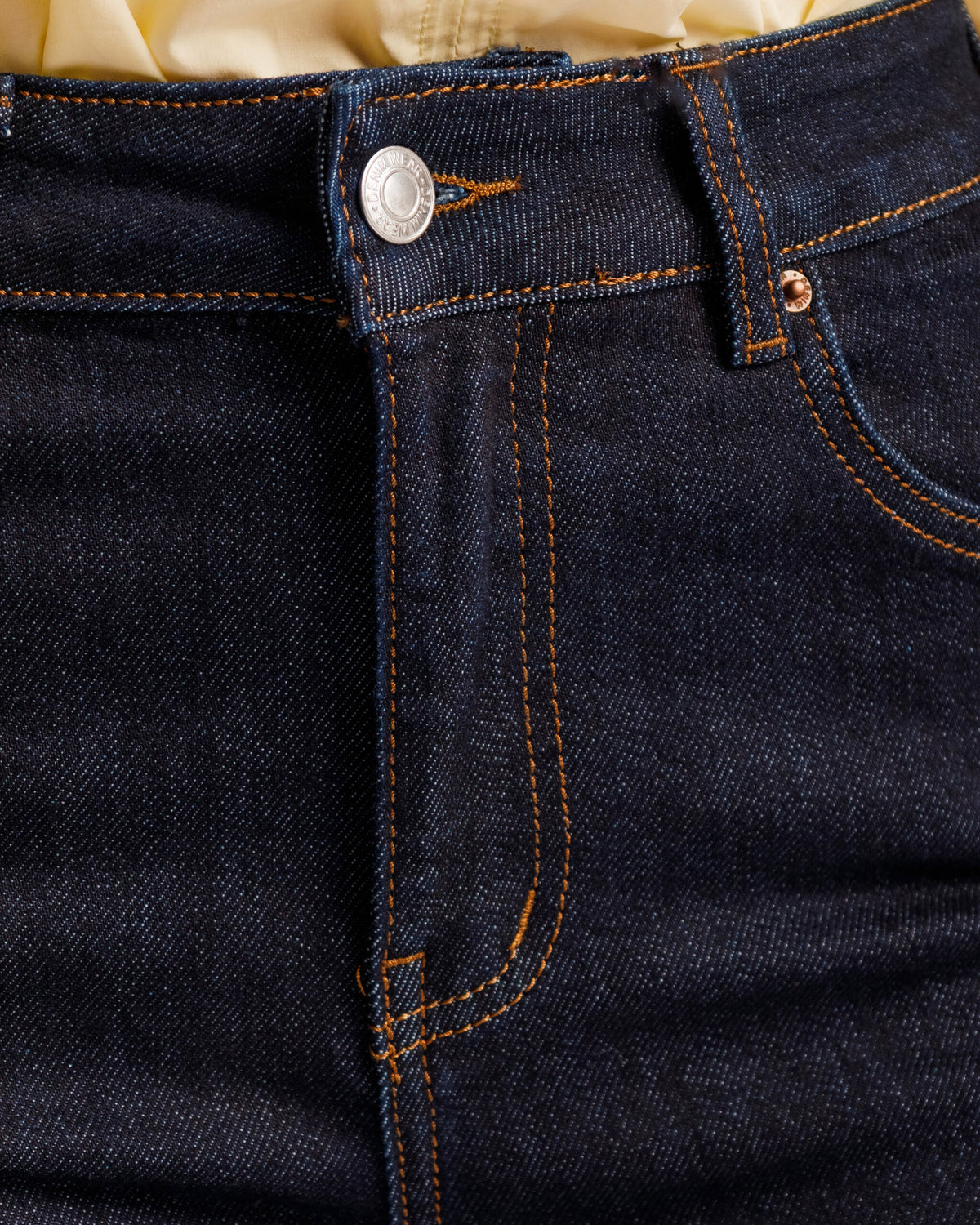 Jeans straight capri - H3042