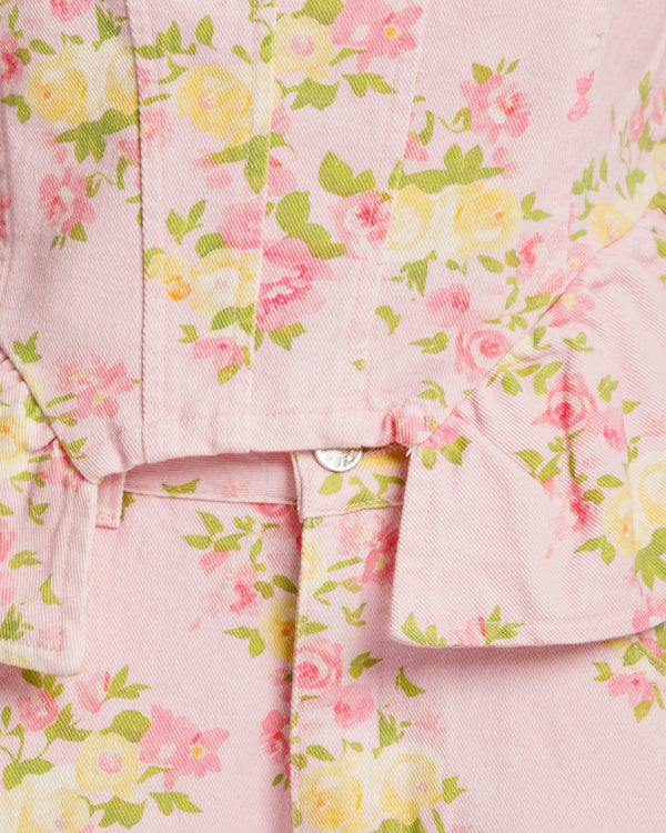 Coord-set denim flower ROSA - EC13897