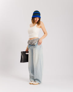 Shorts culotte a quadretti - PJ15252