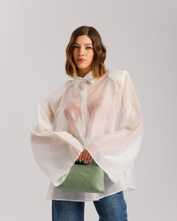 Camicia in seta con spalline - H15295