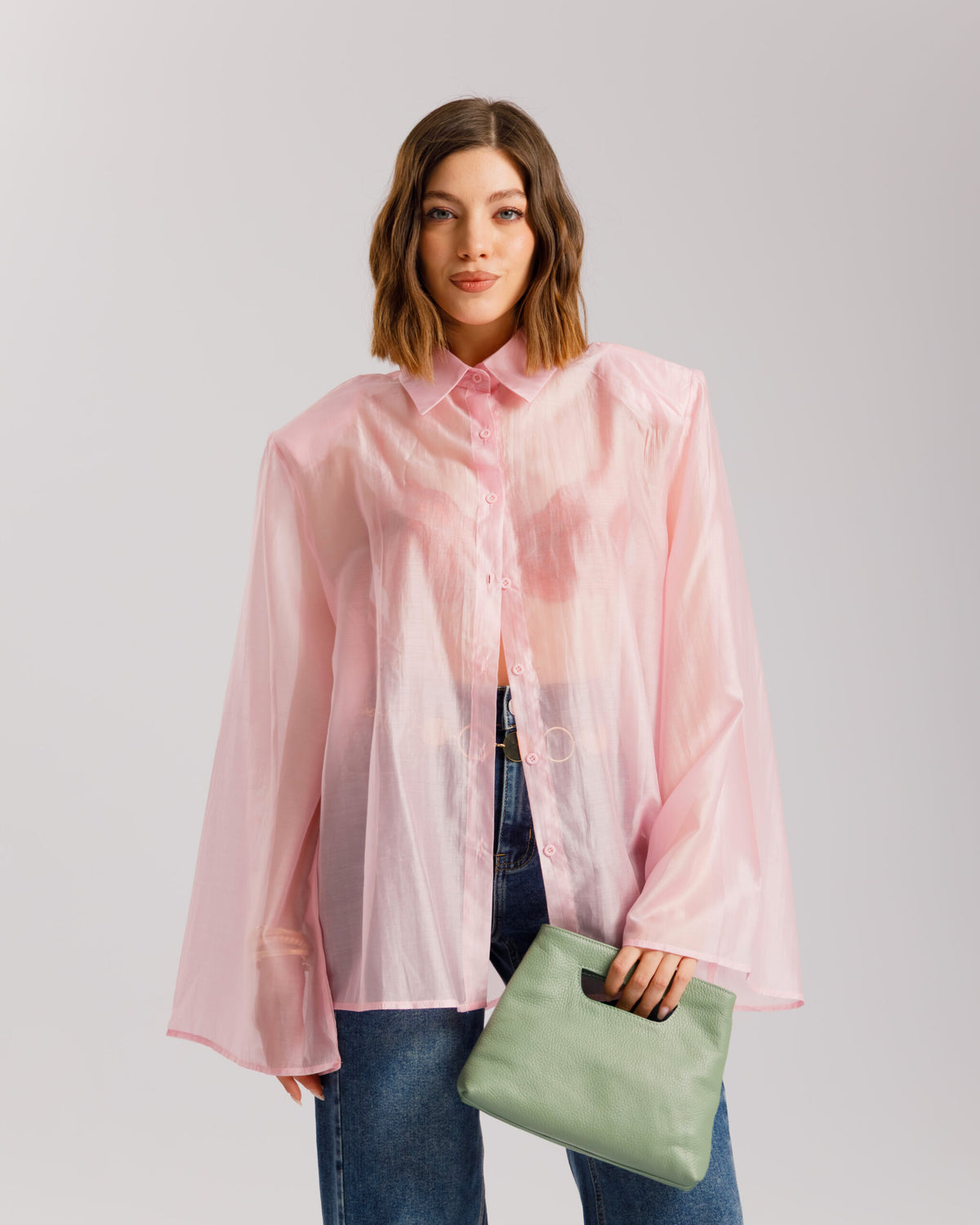 Camicia in seta con spalline - H15295