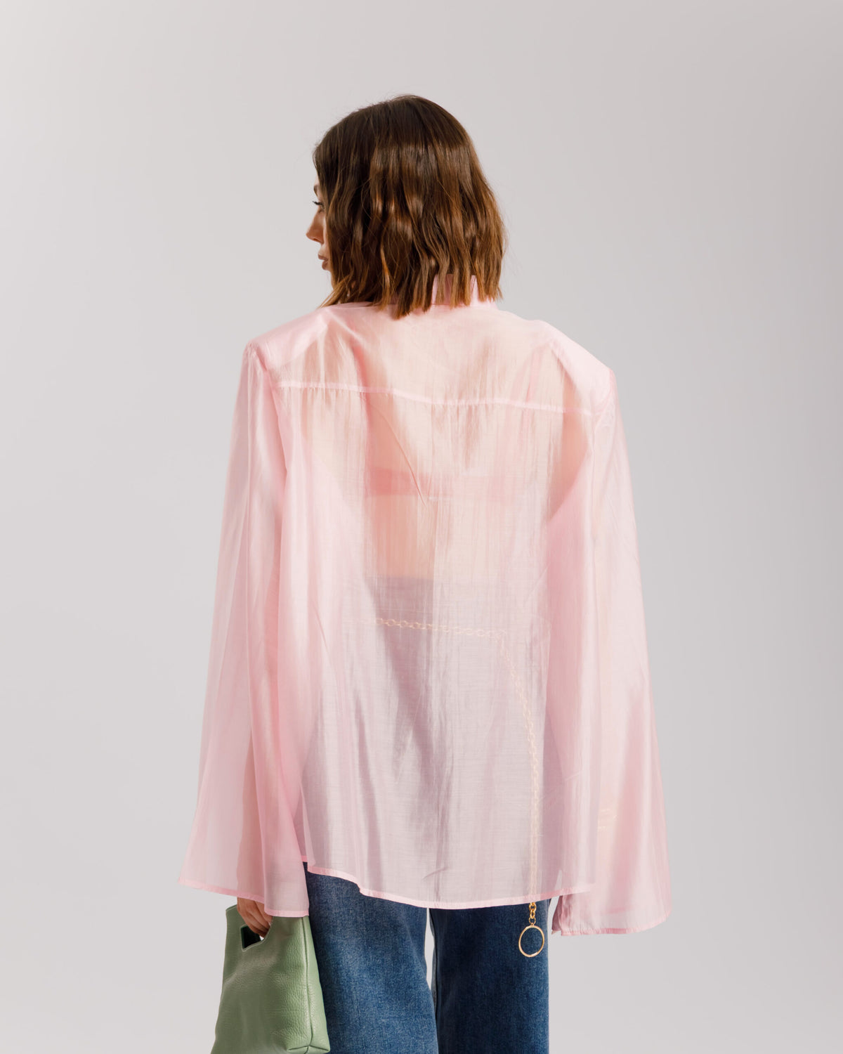 Camicia in seta con spalline - H15295