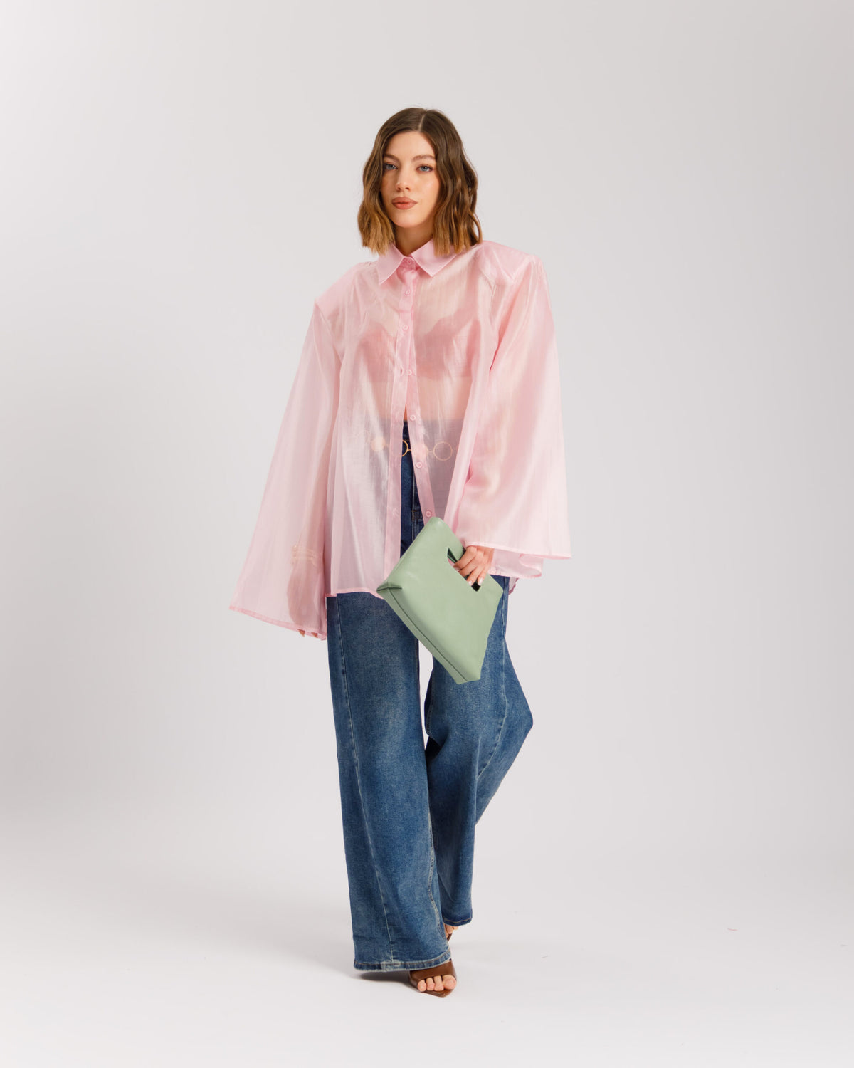 Camicia in seta con spalline - H15295