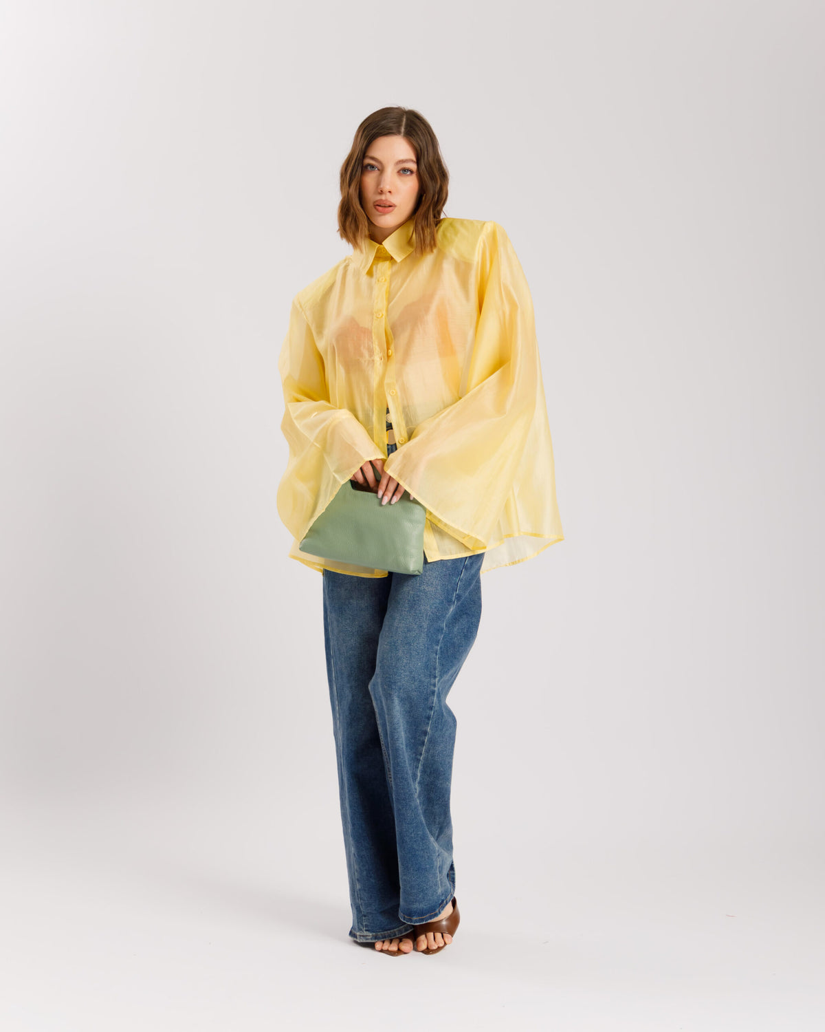 Camicia in seta con spalline - H15295
