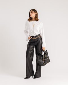 Pantaloni in finta pelle - VS9022