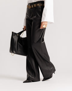 Pantaloni in finta pelle - VS9022