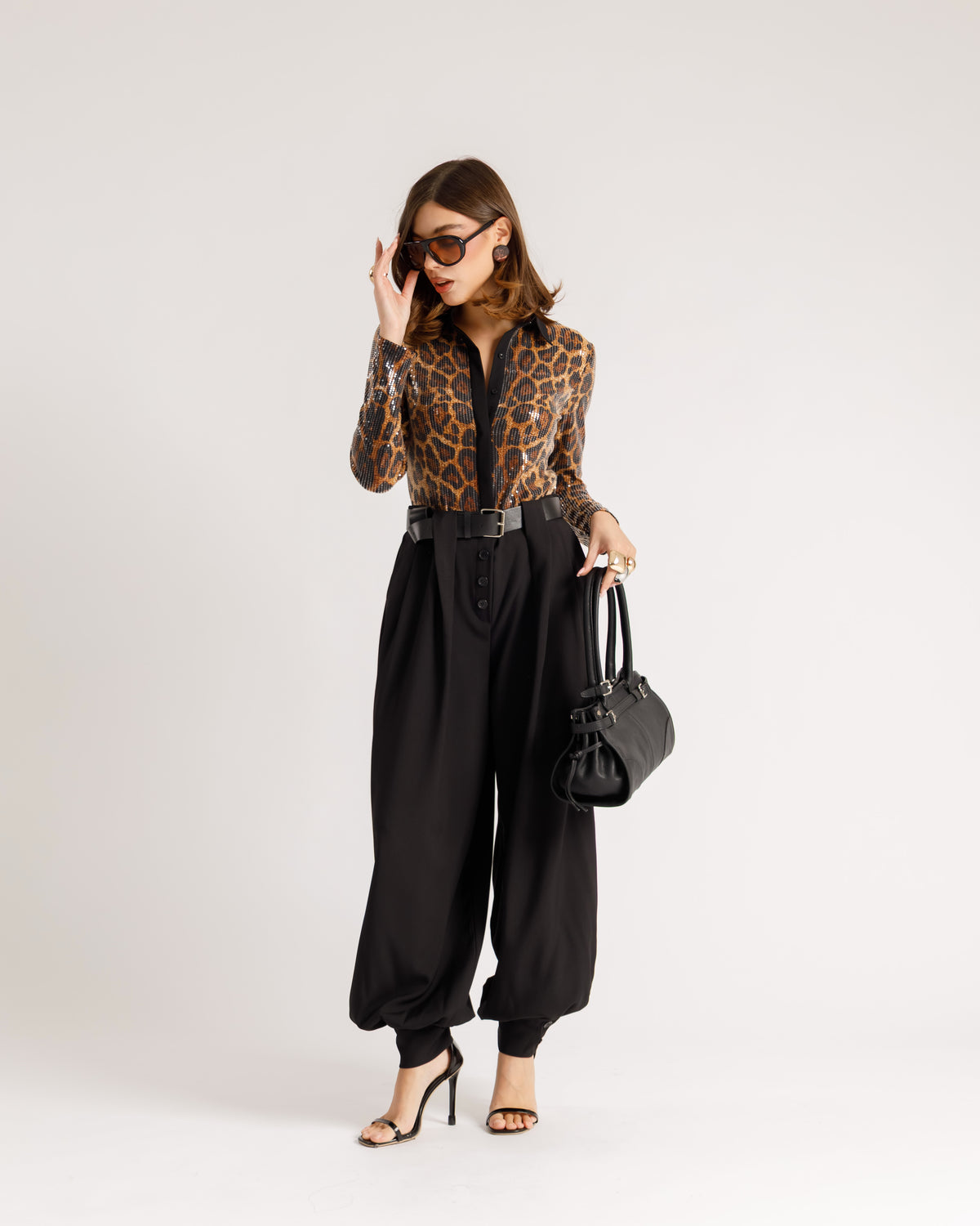 Body paillettes animalier - H1332
